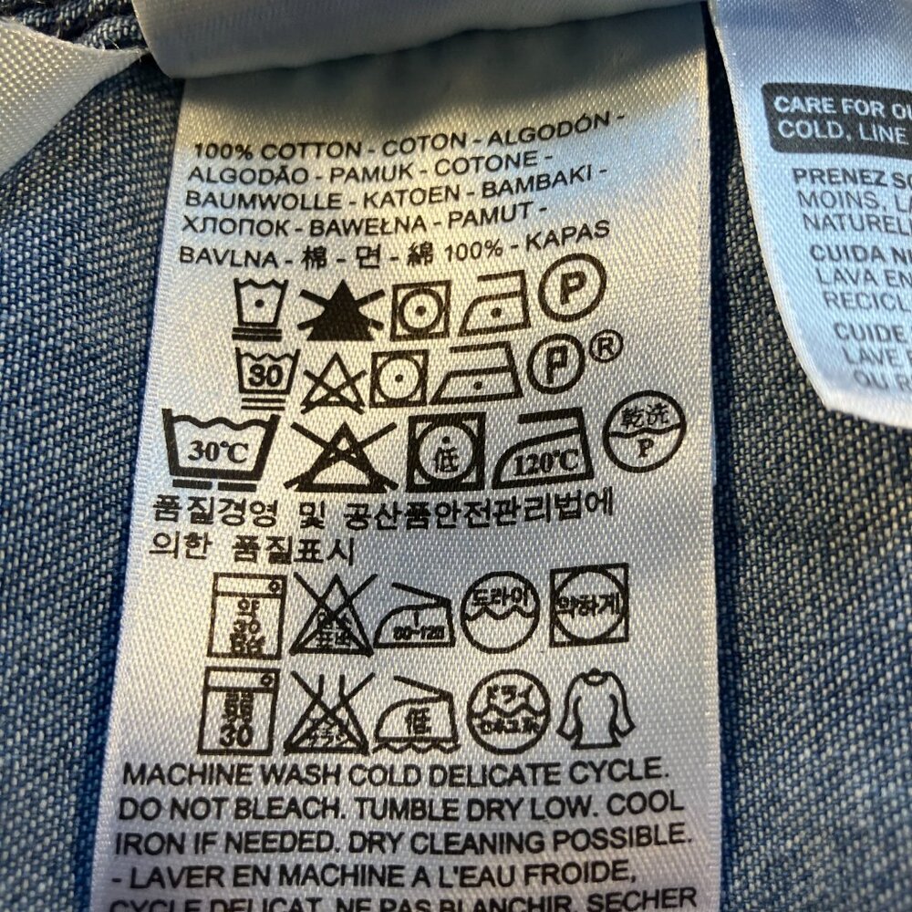 Men's Levi's Denim Shirt Size L - Picture 3 of 5